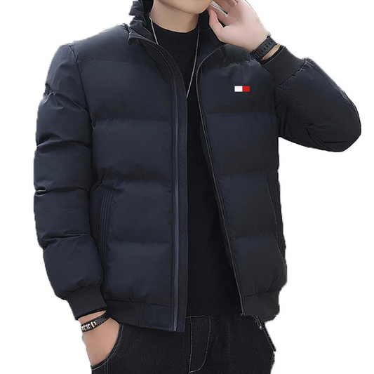 Warmtor - Puffer Jacket Men's Winter Jacket With Hood Warm Lined