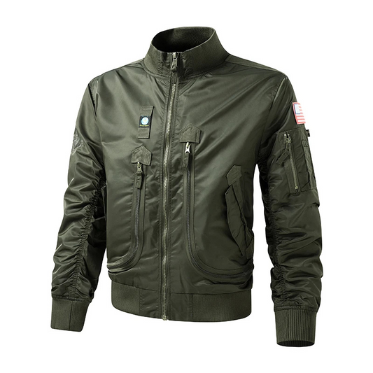 Waldmor - Men's Winter Coat with Multiple Pockets, Windproof Outdoor Jacket