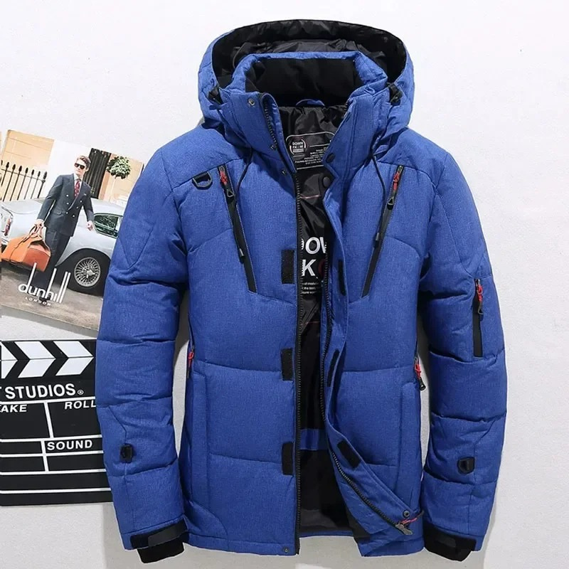 Wettsch - Puffer Jacket Men's Transition Jacket Windproof Quilted Jacket Hood