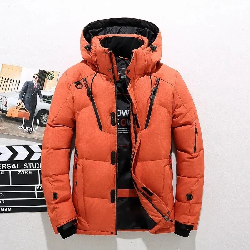 Wettsch - Puffer Jacket Men's Transition Jacket Windproof Quilted Jacket Hood