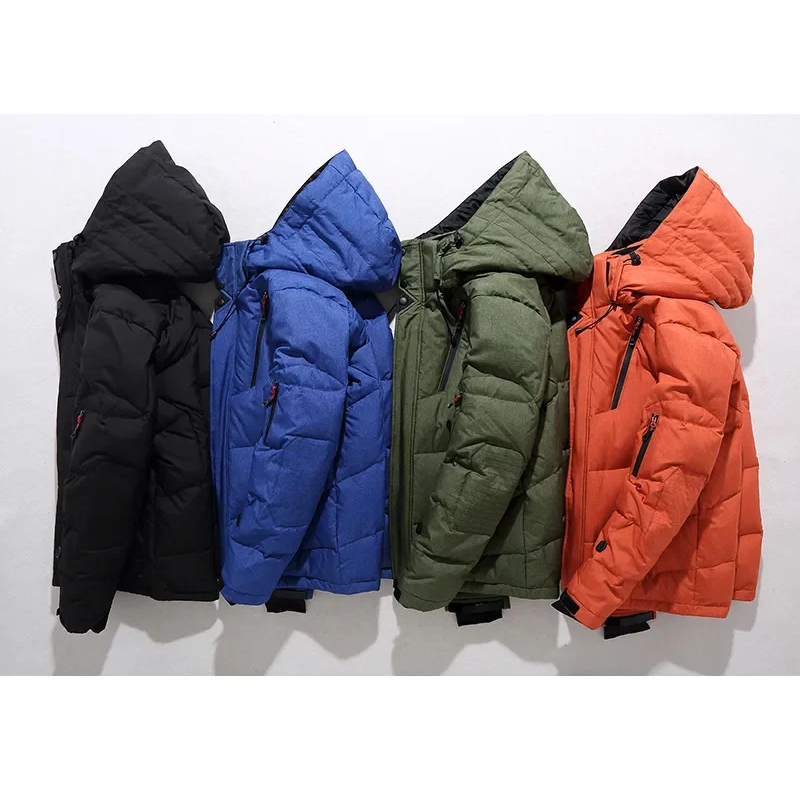 Wettsch - Puffer Jacket Men's Transition Jacket Windproof Quilted Jacket Hood