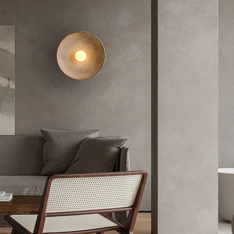 Wood Wall Sconce | Rustic Elegance for Home, Hotel & Hostel