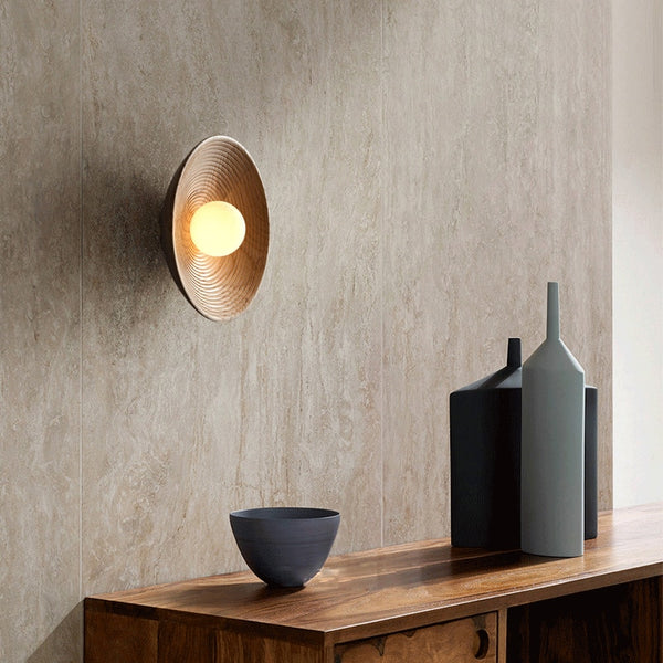 Wood Wall Sconce | Rustic Elegance for Home, Hotel & Hostel